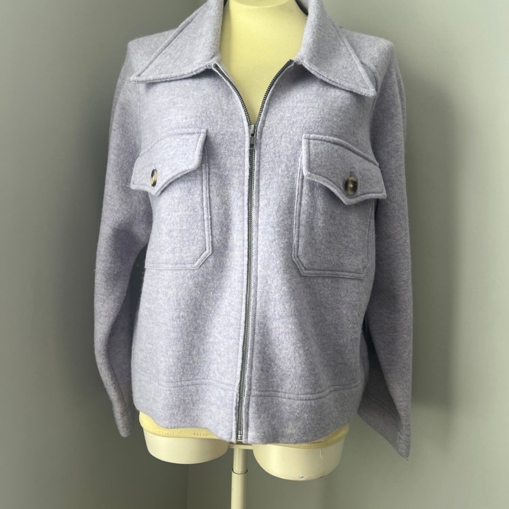 Lavender Zip-Up Women's Jacket